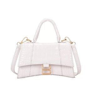 Hourglass Handbag - White